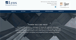 Desktop Screenshot of lynxinvestment.com